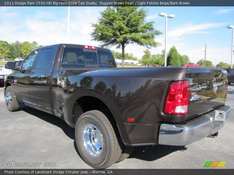 Rugged Brown Pearl / Light Pebble Beige/Bark Brown 2011 Dodge Ram 3500 HD Big Horn Crew Cab Dually