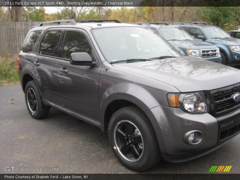 Sterling Grey Metallic / Charcoal Black 2011 Ford Escape XLT Sport 4WD