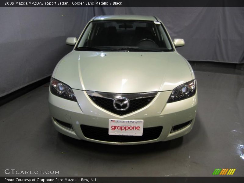 Golden Sand Metallic / Black 2009 Mazda MAZDA3 i Sport Sedan