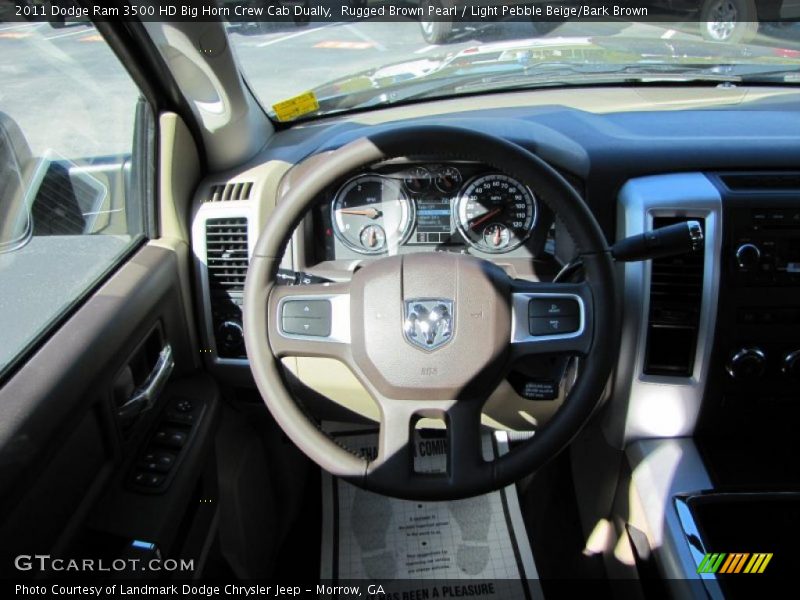 Rugged Brown Pearl / Light Pebble Beige/Bark Brown 2011 Dodge Ram 3500 HD Big Horn Crew Cab Dually