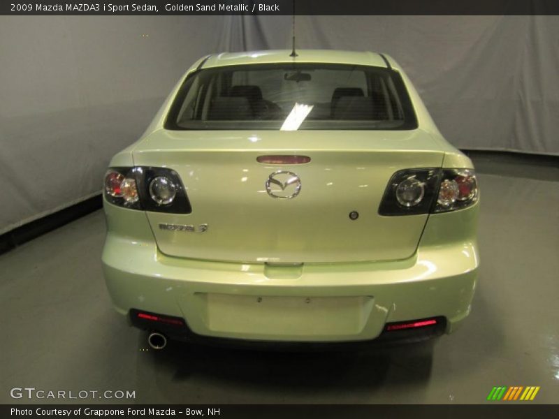 Golden Sand Metallic / Black 2009 Mazda MAZDA3 i Sport Sedan