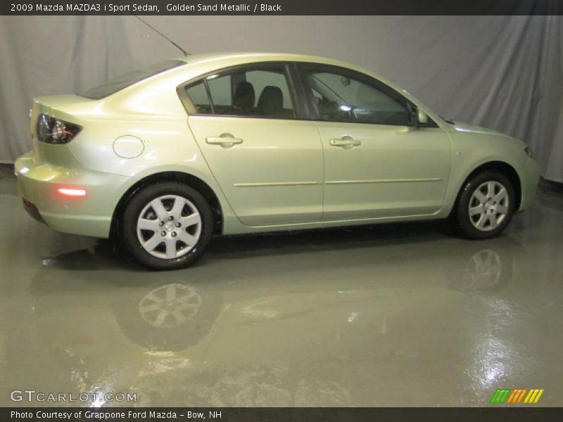 Golden Sand Metallic / Black 2009 Mazda MAZDA3 i Sport Sedan