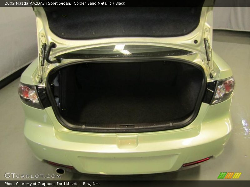 Golden Sand Metallic / Black 2009 Mazda MAZDA3 i Sport Sedan