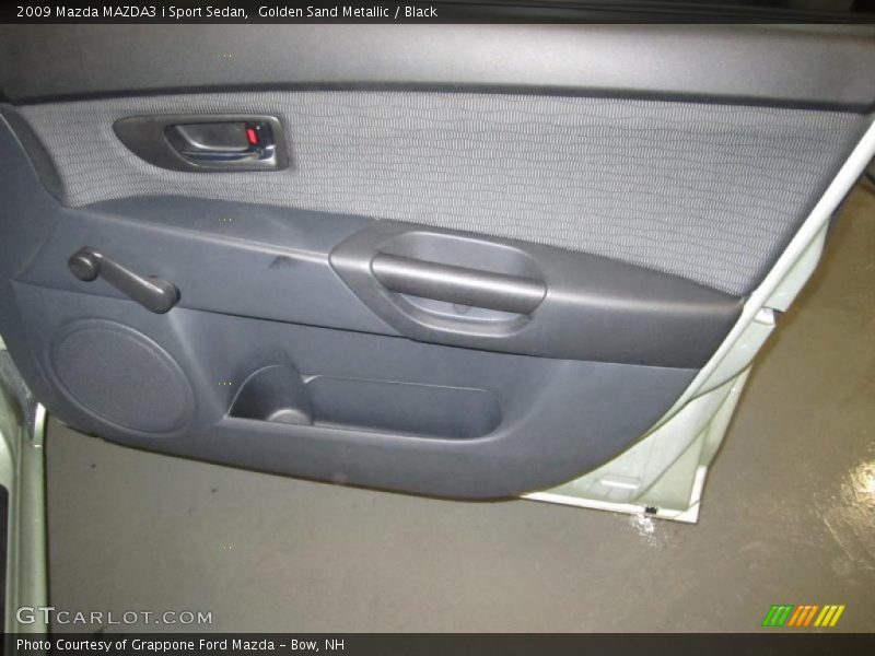 Golden Sand Metallic / Black 2009 Mazda MAZDA3 i Sport Sedan