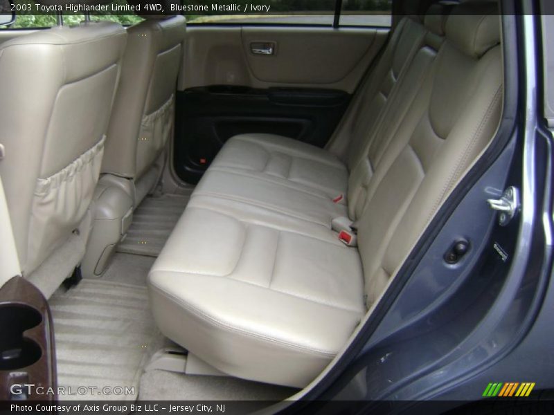 Bluestone Metallic / Ivory 2003 Toyota Highlander Limited 4WD
