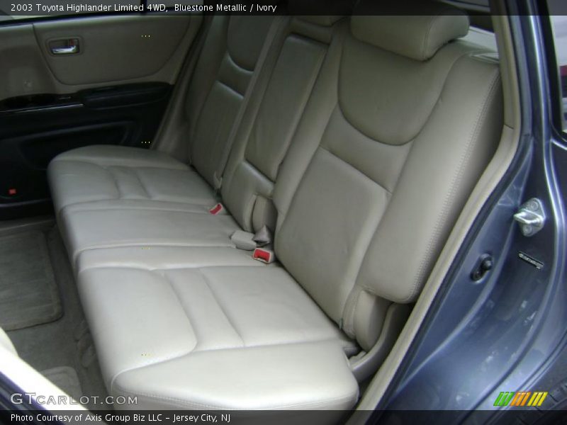 Bluestone Metallic / Ivory 2003 Toyota Highlander Limited 4WD