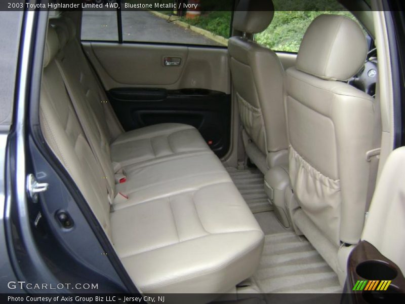 Bluestone Metallic / Ivory 2003 Toyota Highlander Limited 4WD