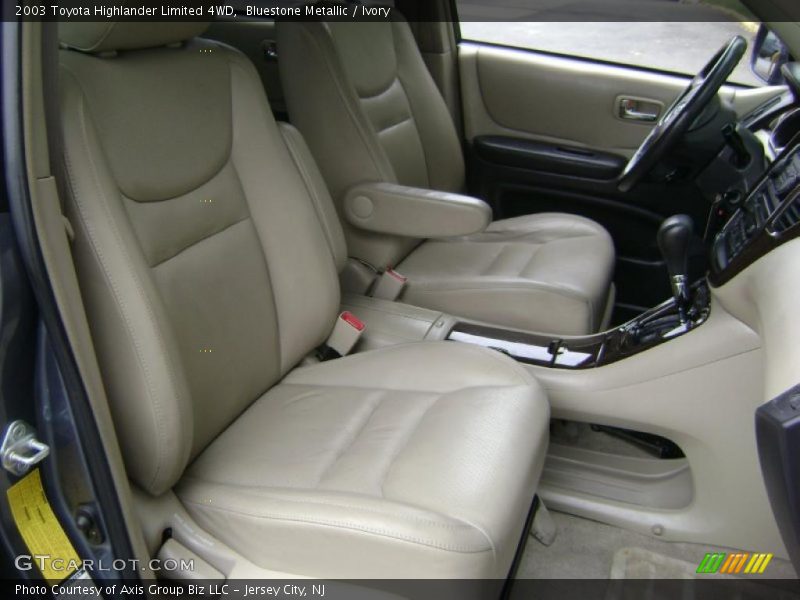 Bluestone Metallic / Ivory 2003 Toyota Highlander Limited 4WD