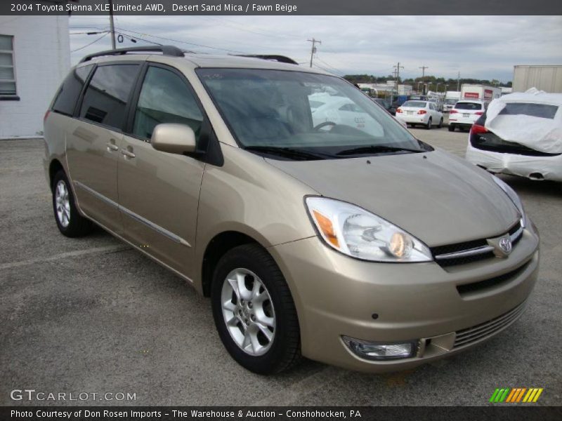 Desert Sand Mica / Fawn Beige 2004 Toyota Sienna XLE Limited AWD