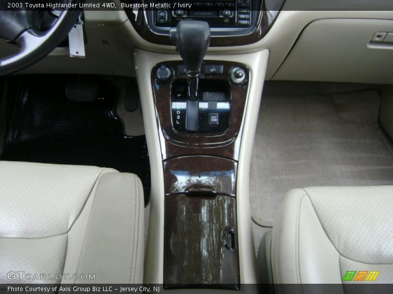 Bluestone Metallic / Ivory 2003 Toyota Highlander Limited 4WD