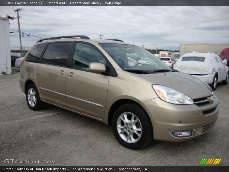 Desert Sand Mica / Fawn Beige 2004 Toyota Sienna XLE Limited AWD
