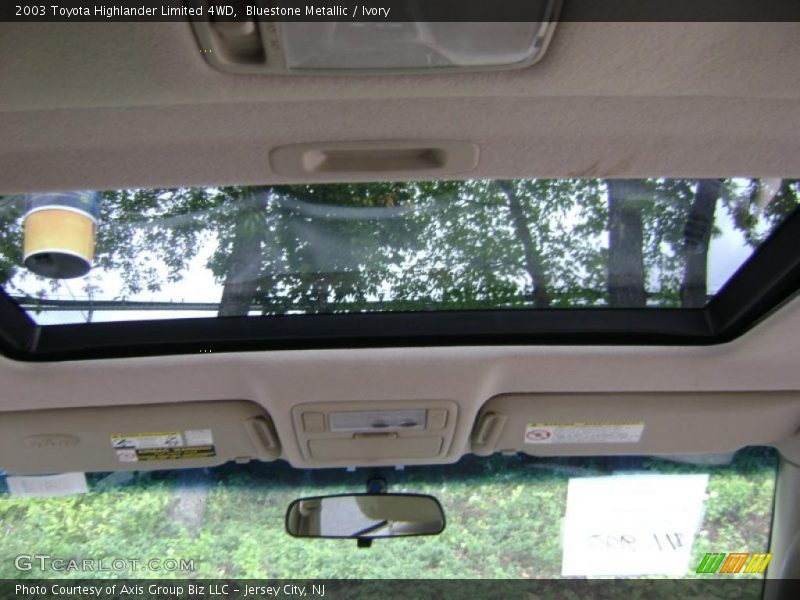 Bluestone Metallic / Ivory 2003 Toyota Highlander Limited 4WD