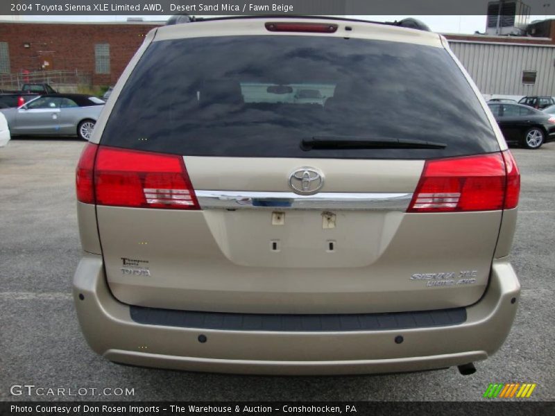 Desert Sand Mica / Fawn Beige 2004 Toyota Sienna XLE Limited AWD