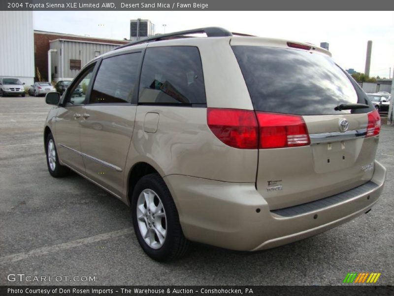 Desert Sand Mica / Fawn Beige 2004 Toyota Sienna XLE Limited AWD