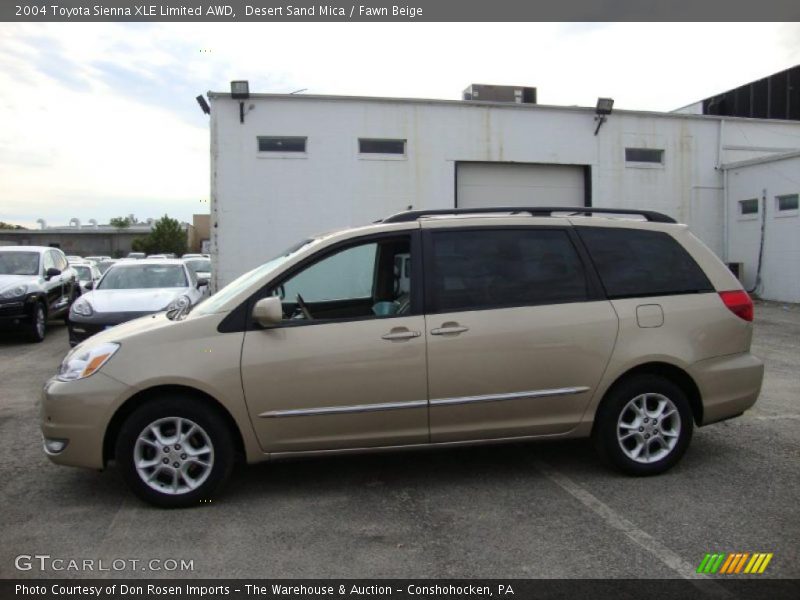 Desert Sand Mica / Fawn Beige 2004 Toyota Sienna XLE Limited AWD