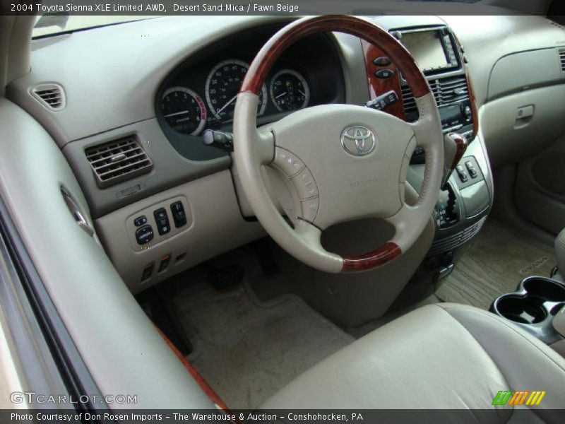 Desert Sand Mica / Fawn Beige 2004 Toyota Sienna XLE Limited AWD
