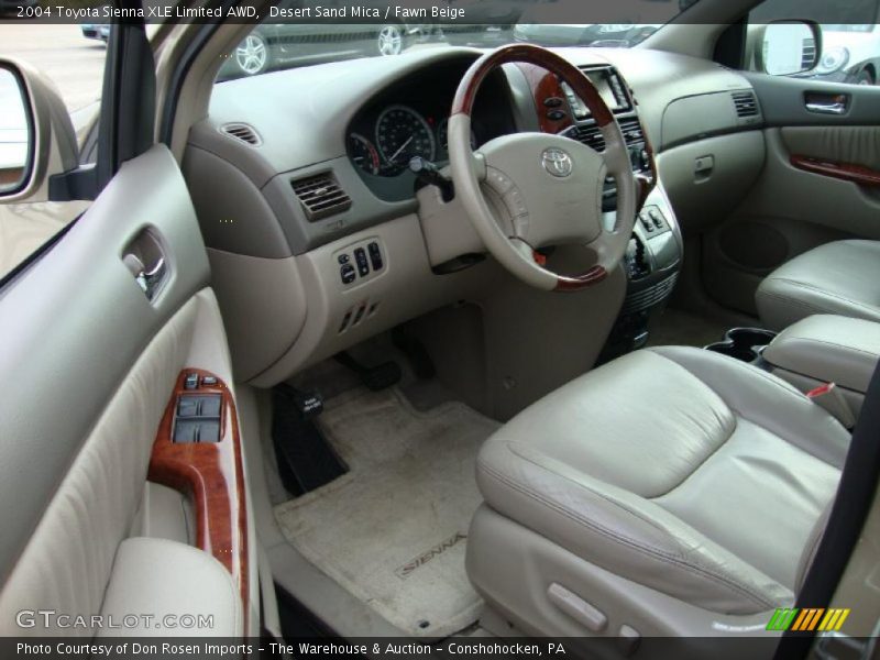 Desert Sand Mica / Fawn Beige 2004 Toyota Sienna XLE Limited AWD