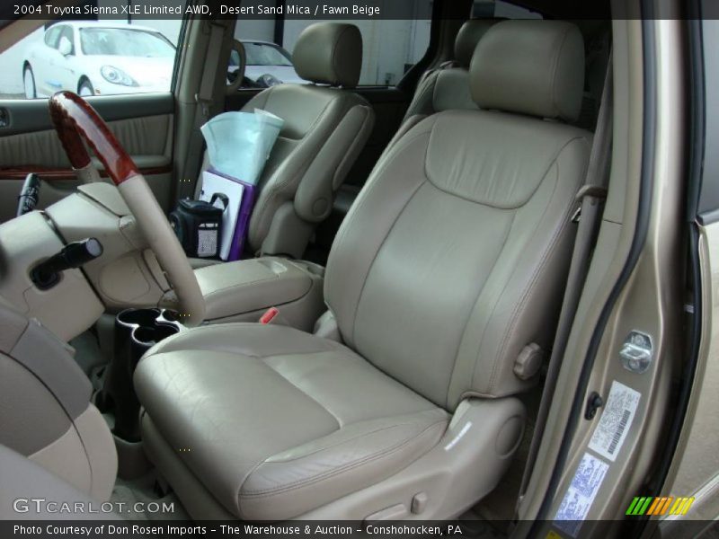 Desert Sand Mica / Fawn Beige 2004 Toyota Sienna XLE Limited AWD