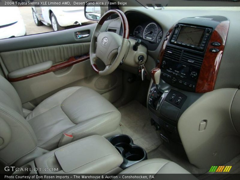 Desert Sand Mica / Fawn Beige 2004 Toyota Sienna XLE Limited AWD