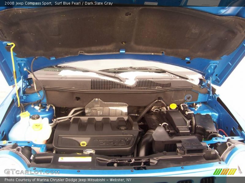 Surf Blue Pearl / Dark Slate Gray 2008 Jeep Compass Sport
