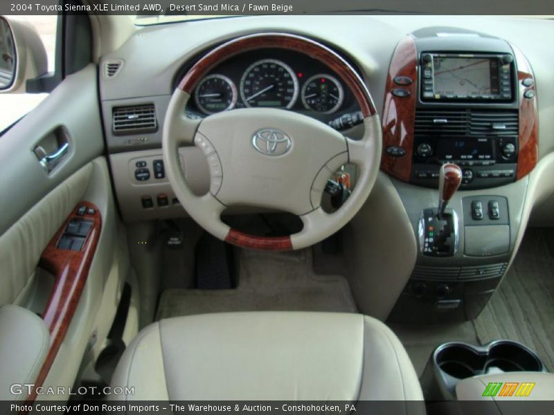 Desert Sand Mica / Fawn Beige 2004 Toyota Sienna XLE Limited AWD