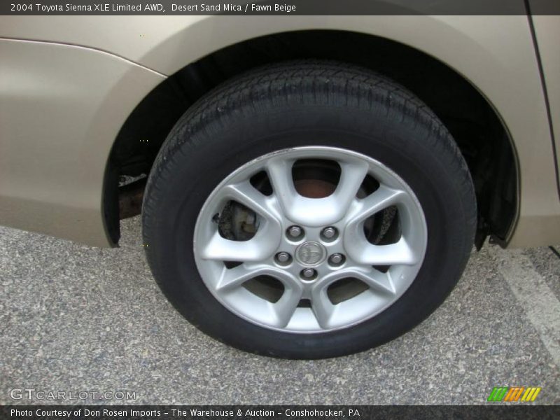 Desert Sand Mica / Fawn Beige 2004 Toyota Sienna XLE Limited AWD
