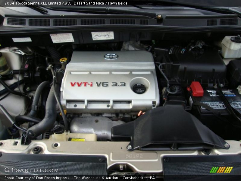 Desert Sand Mica / Fawn Beige 2004 Toyota Sienna XLE Limited AWD