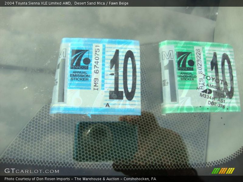 Desert Sand Mica / Fawn Beige 2004 Toyota Sienna XLE Limited AWD