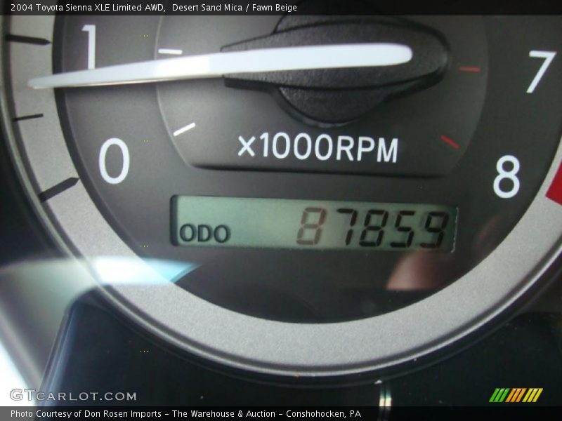 Desert Sand Mica / Fawn Beige 2004 Toyota Sienna XLE Limited AWD