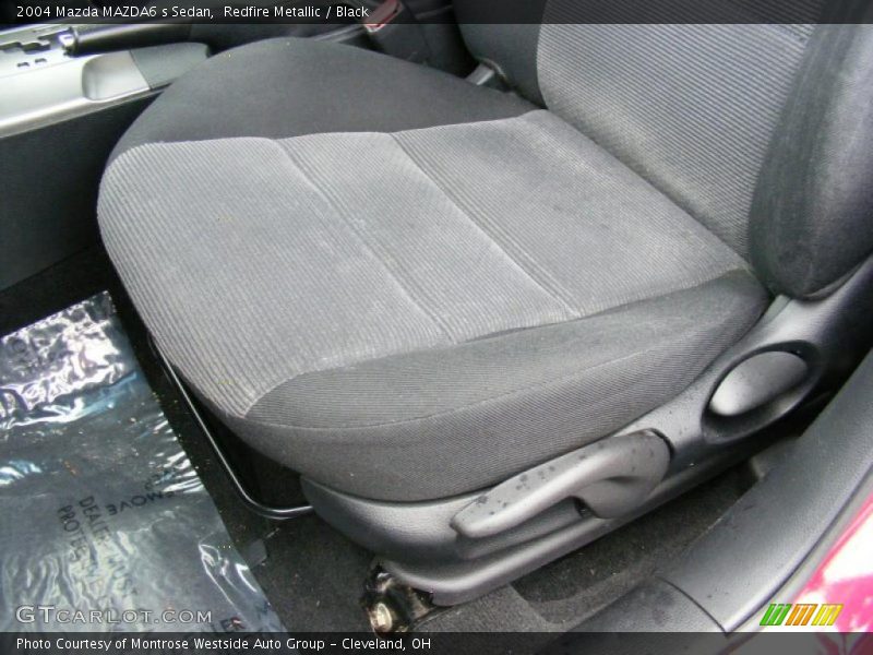 Redfire Metallic / Black 2004 Mazda MAZDA6 s Sedan