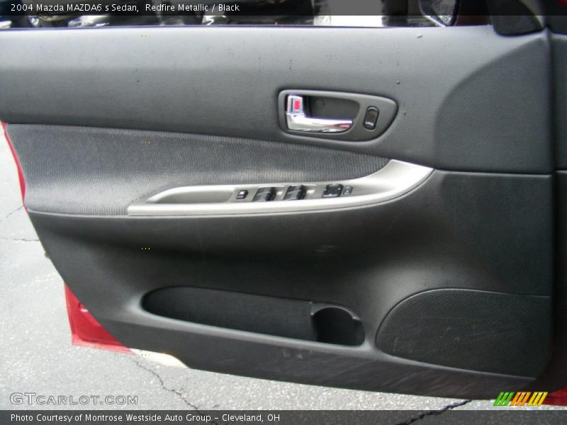 Redfire Metallic / Black 2004 Mazda MAZDA6 s Sedan