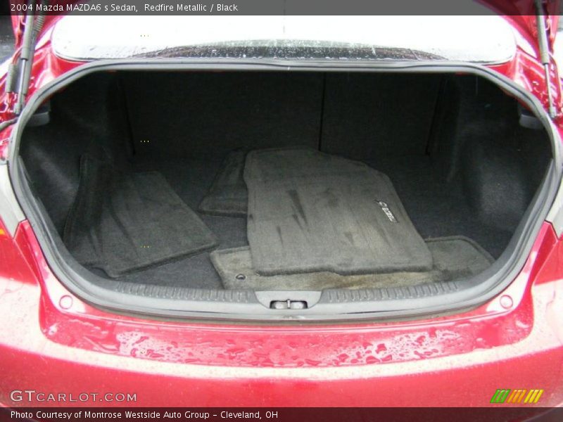 Redfire Metallic / Black 2004 Mazda MAZDA6 s Sedan