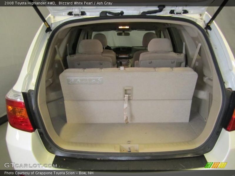 Blizzard White Pearl / Ash Gray 2008 Toyota Highlander 4WD