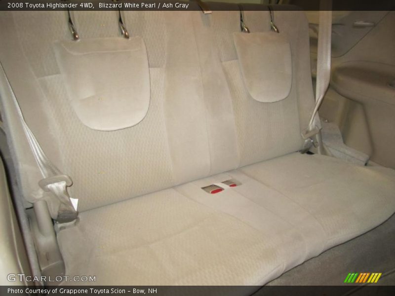 Blizzard White Pearl / Ash Gray 2008 Toyota Highlander 4WD