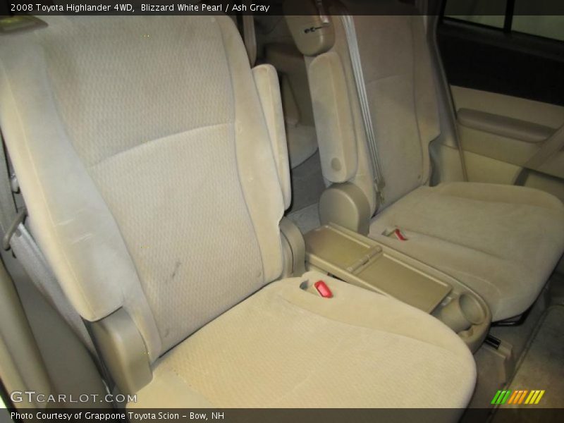 Blizzard White Pearl / Ash Gray 2008 Toyota Highlander 4WD