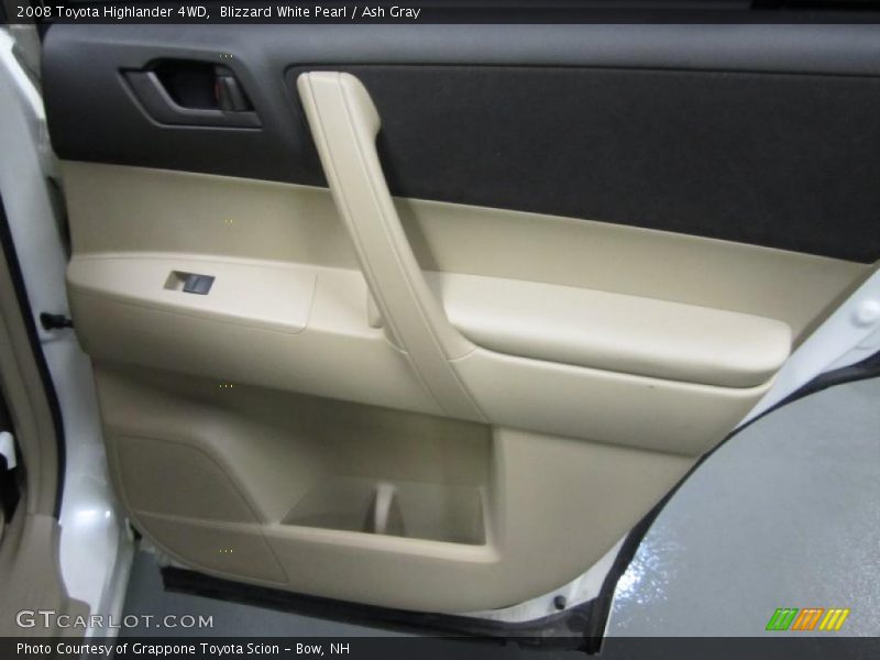 Blizzard White Pearl / Ash Gray 2008 Toyota Highlander 4WD