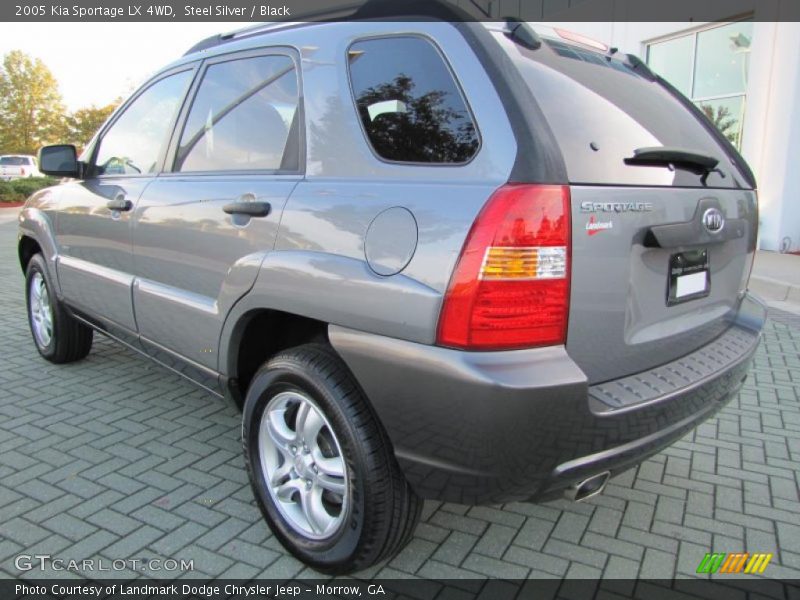 Steel Silver / Black 2005 Kia Sportage LX 4WD