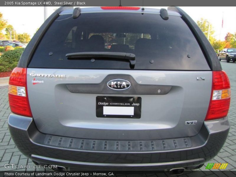 Steel Silver / Black 2005 Kia Sportage LX 4WD