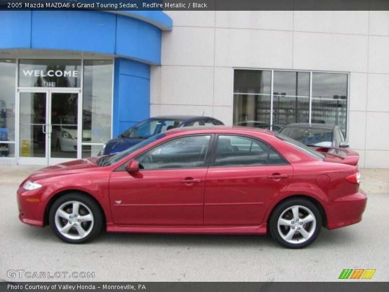 Redfire Metallic / Black 2005 Mazda MAZDA6 s Grand Touring Sedan