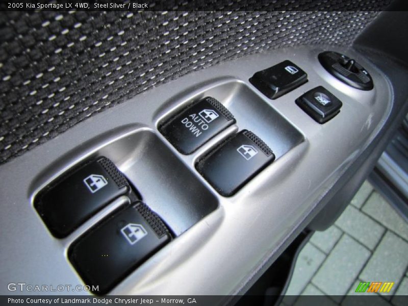 Steel Silver / Black 2005 Kia Sportage LX 4WD