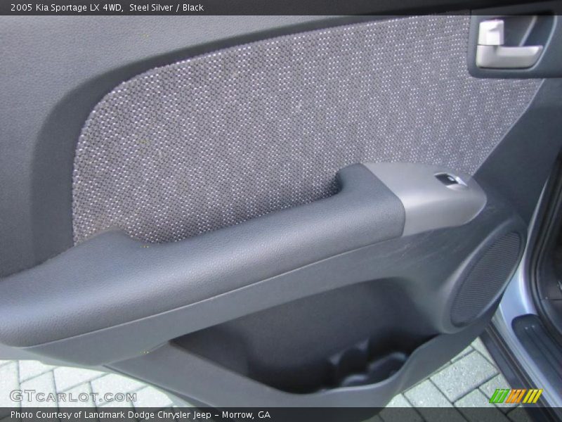 Steel Silver / Black 2005 Kia Sportage LX 4WD