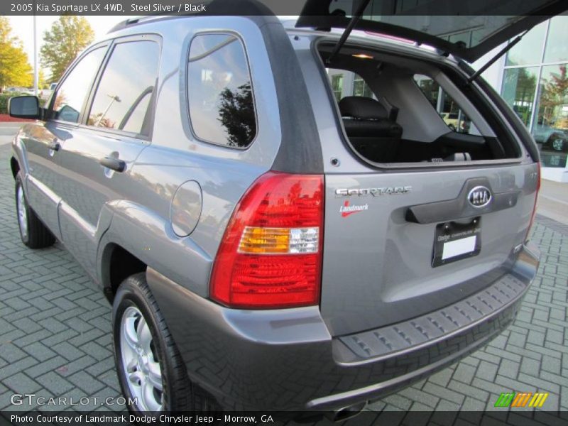 Steel Silver / Black 2005 Kia Sportage LX 4WD