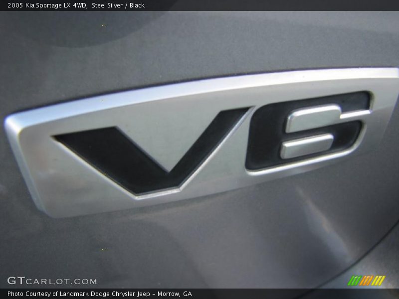 Steel Silver / Black 2005 Kia Sportage LX 4WD