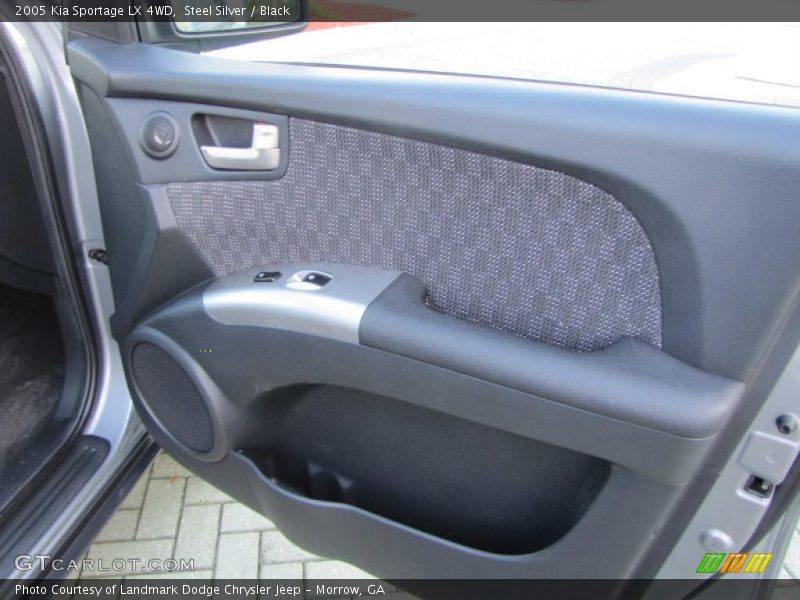 Steel Silver / Black 2005 Kia Sportage LX 4WD