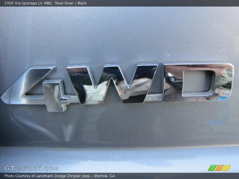 Steel Silver / Black 2005 Kia Sportage LX 4WD