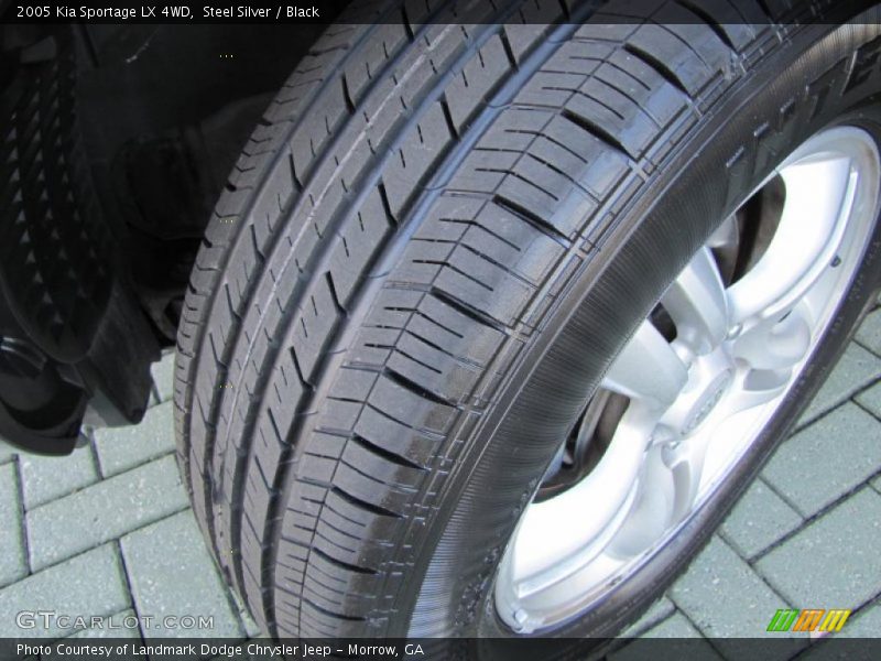 Steel Silver / Black 2005 Kia Sportage LX 4WD