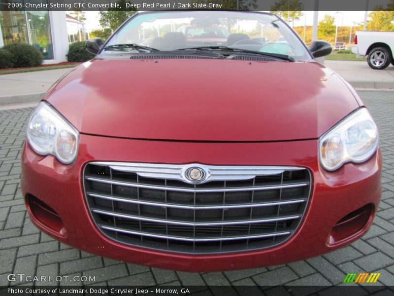 Deep Red Pearl / Dark Slate Gray 2005 Chrysler Sebring GTC Convertible