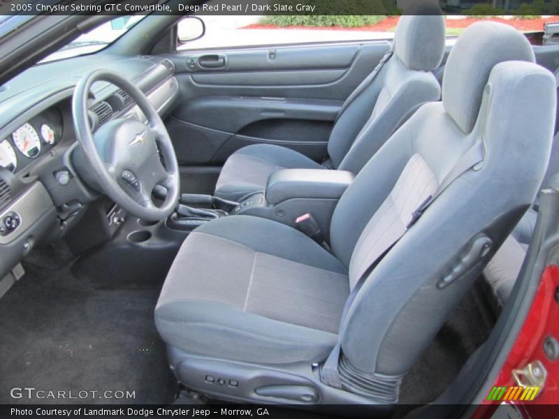  2005 Sebring GTC Convertible Dark Slate Gray Interior