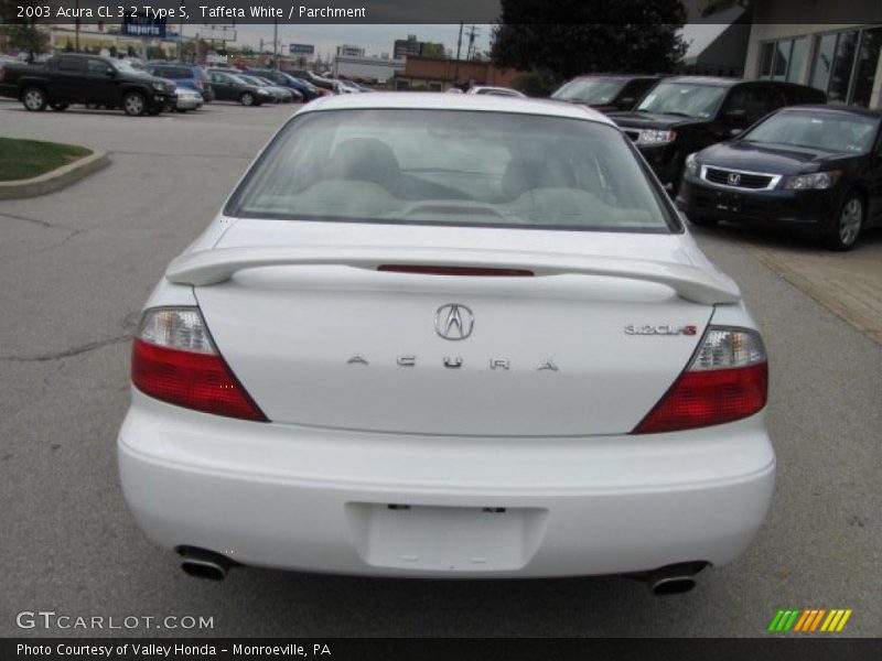 Taffeta White / Parchment 2003 Acura CL 3.2 Type S