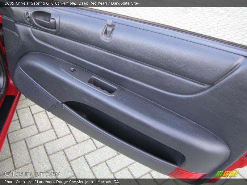  2005 Sebring GTC Convertible Dark Slate Gray Interior